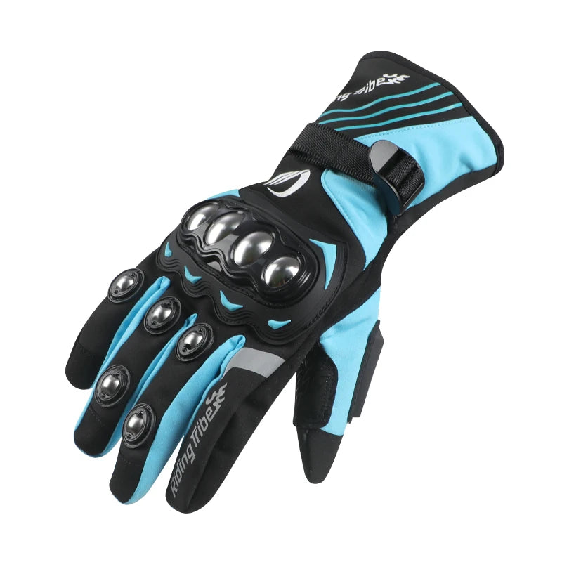Motorcycle riding gloves are waterproof and warm in winter
