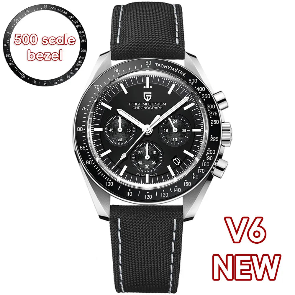 2026 New PAGANI DESIGN Tribute to CK2998 Moon Watch Retro Luxury Quartz Watches For Men Stainless steel Sport Chronograph Man
