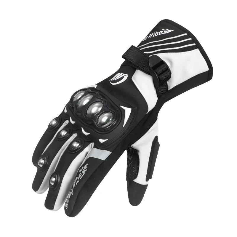 Motorcycle riding gloves are waterproof and warm in winter