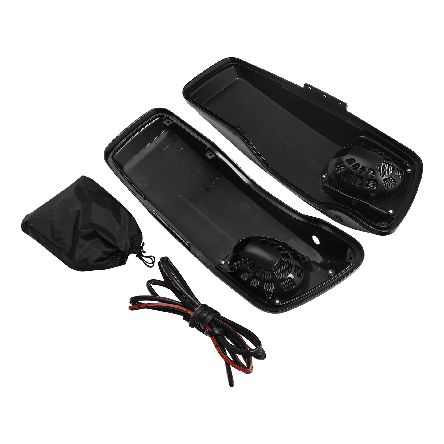 Saddlebag Lids 5" x 7" Speaker Cutouts For Harley Touring Electra Street Glide Road King Ultra-Classic 2014-2023 Motorcycle