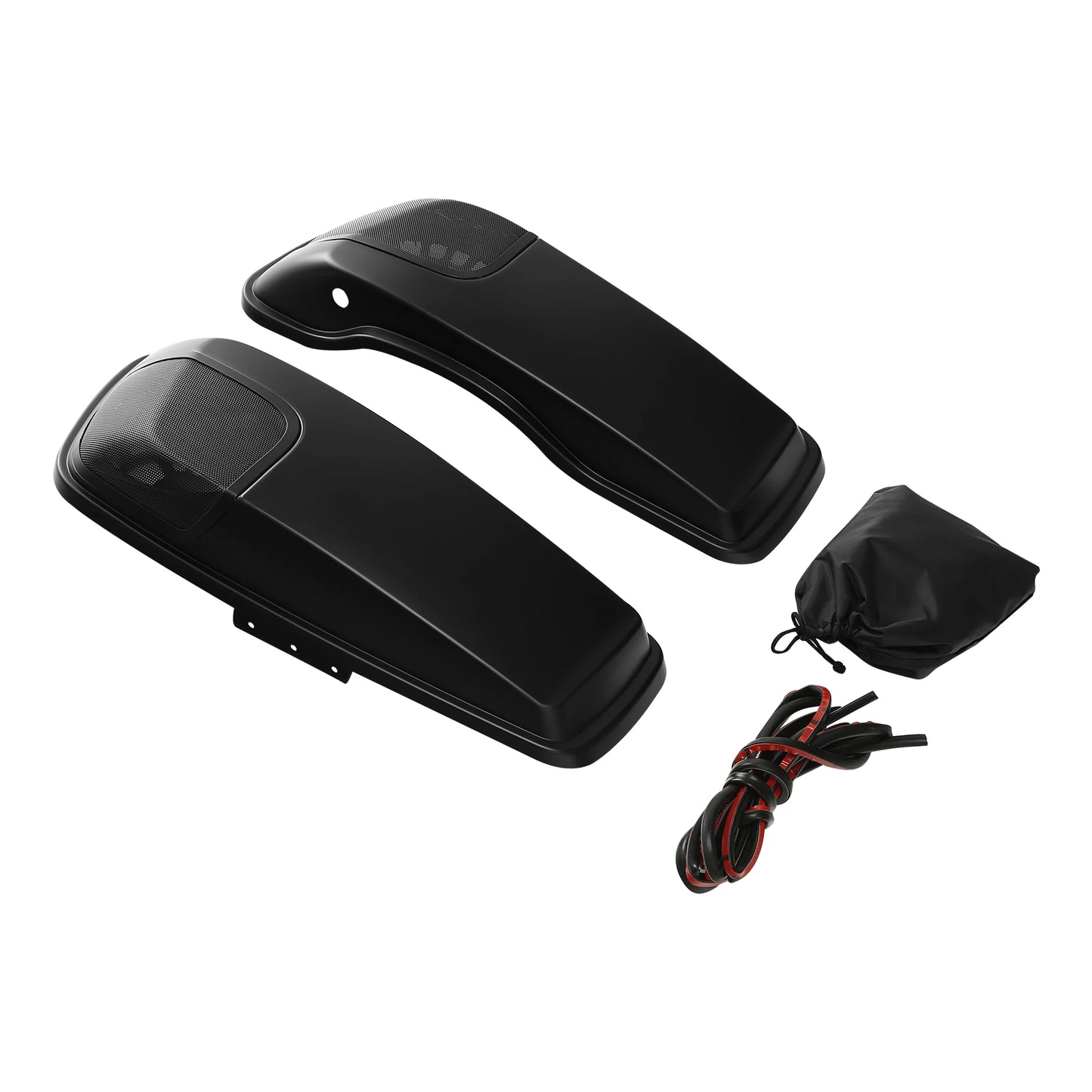 Saddlebag Lids 5" x 7" Speaker Cutouts For Harley Touring Electra Street Glide Road King Ultra-Classic 2014-2023 Motorcycle