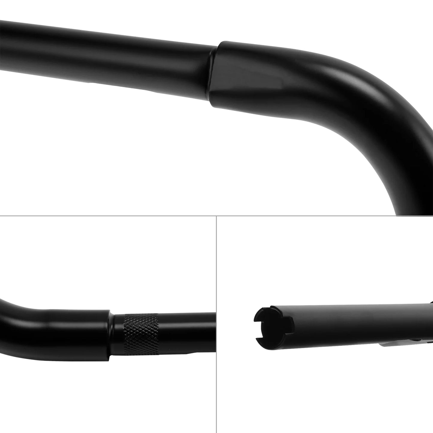 Motorcycle 12 14 16 18" inch Rise 1-1/4" Ape Hanger Curved Handlebar For Harley Sportster XL FLST FXST Custom
