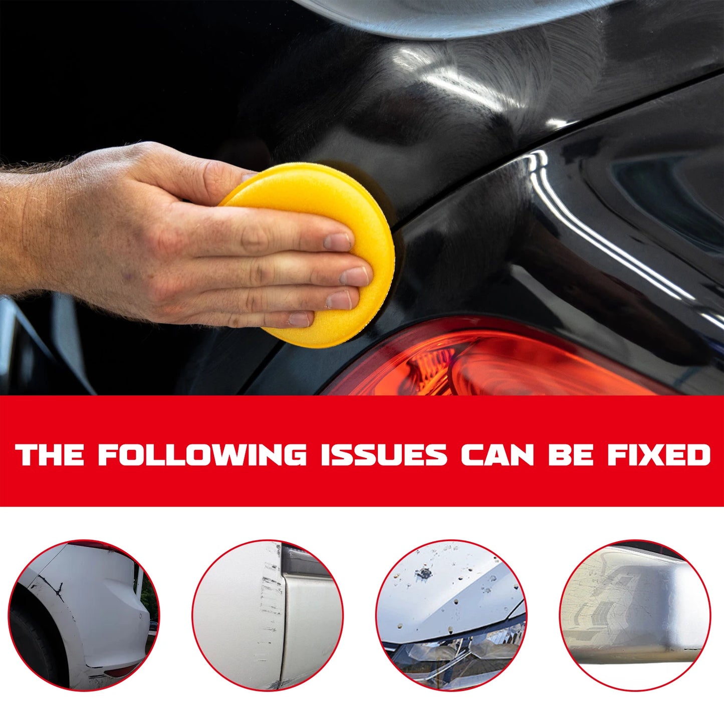 Car Paint Scratch Repair Remover Car Scratch Repair Cream Set Repair Scratch Polish Paint Maintenance Care Repair Paste