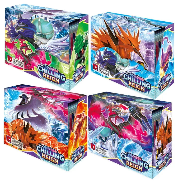 New Pokemon English Collection Card 360 Pokemon Booster Card Pack Sword and Shield Series Blind Box Pet Pokemon Flash Card