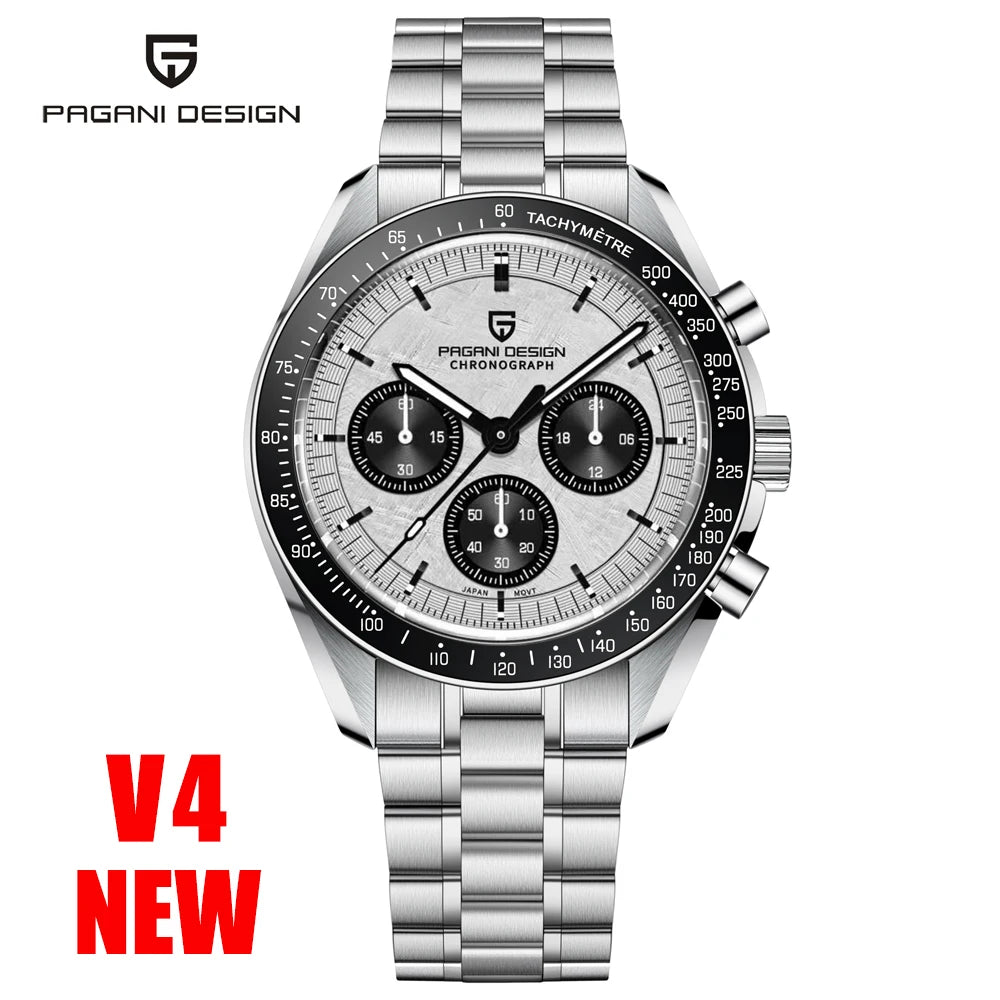 2026 New PAGANI DESIGN Tribute to CK2998 Moon Watch Retro Luxury Quartz Watches For Men Stainless steel Sport Chronograph Man