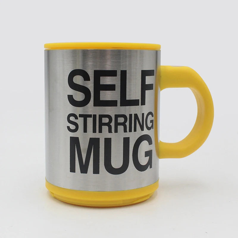 Mug 400ml Electric Mixing Cup Lazy Automatic Self Stirring Coffee Milk Drink Mug Blender Stainless Steel With Lid Gift Box