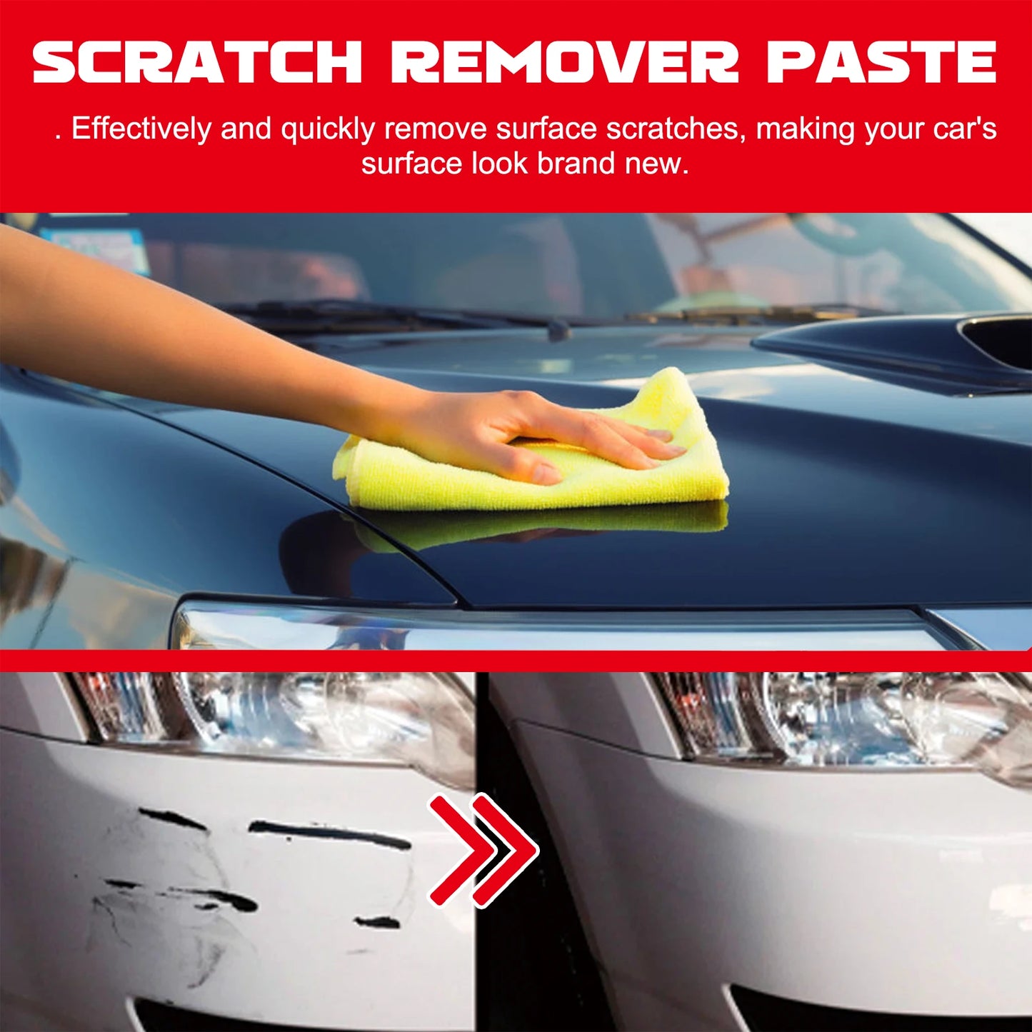 Car Paint Scratch Repair Remover Car Scratch Repair Cream Set Repair Scratch Polish Paint Maintenance Care Repair Paste
