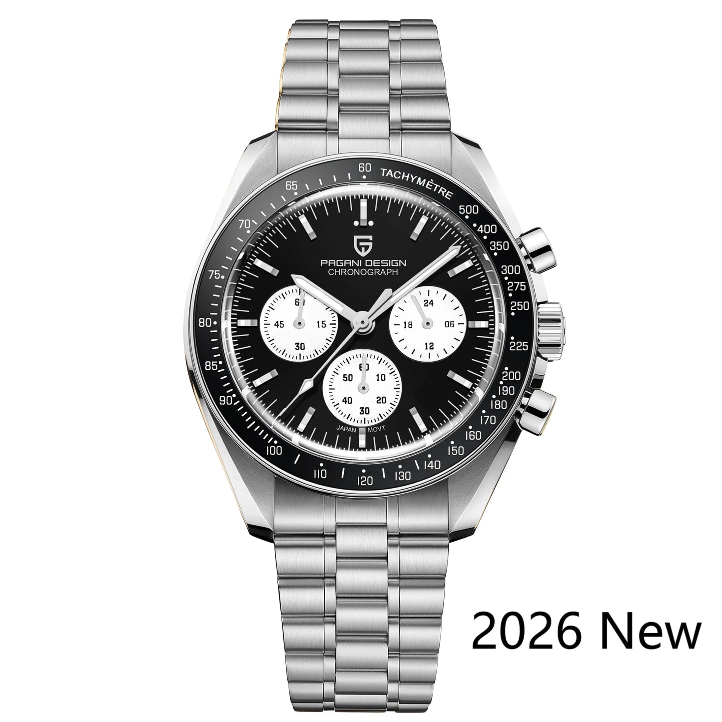 2026 New PAGANI DESIGN Tribute to CK2998 Moon Watch Retro Luxury Quartz Watches For Men Stainless steel Sport Chronograph Man