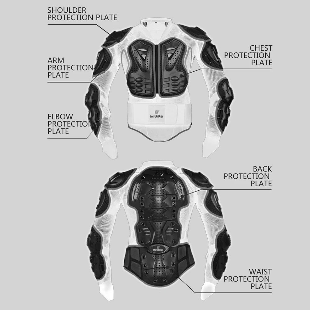 New Motorcycle Armor Men's Anti Fall Anti Collision Anti Scratch Motorcycle Armor Outdoor Cycling Armor Clothes Armor Pants