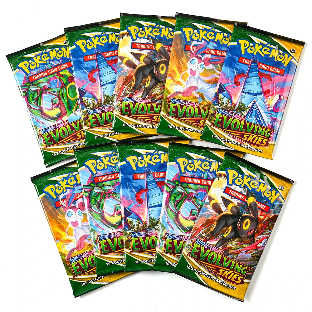 360Pcs English Pokémon TCG: Sword Shield Evolving Skies Booster Box Pokemon trade card 36 Pack Box Ready to ship