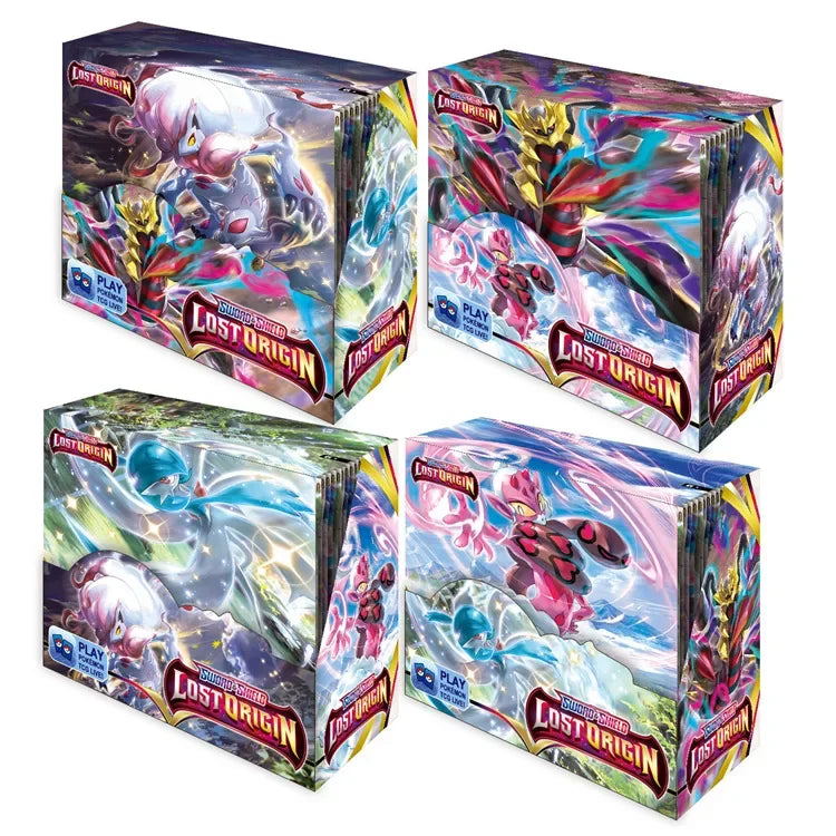 New Pokemon English Collection Card 360 Pokemon Booster Card Pack Sword and Shield Series Blind Box Pet Pokemon Flash Card