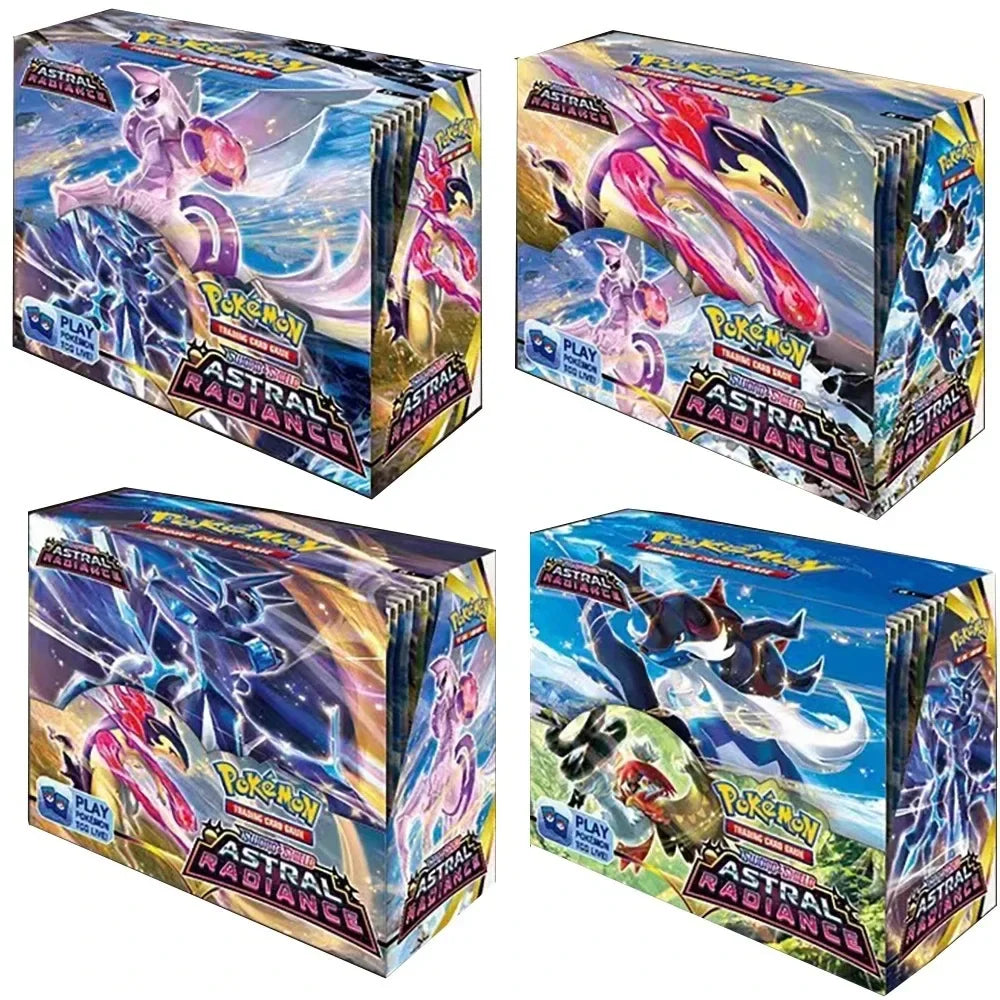 New Pokemon English Collection Card 360 Pokemon Booster Card Pack Sword and Shield Series Blind Box Pet Pokemon Flash Card