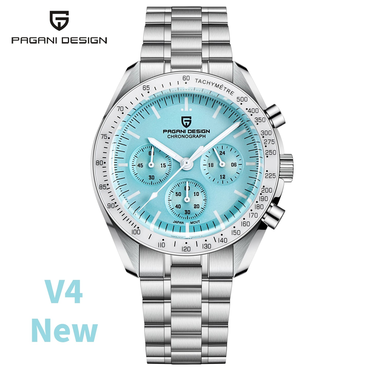 2026 New PAGANI DESIGN Tribute to CK2998 Moon Watch Retro Luxury Quartz Watches For Men Stainless steel Sport Chronograph Man