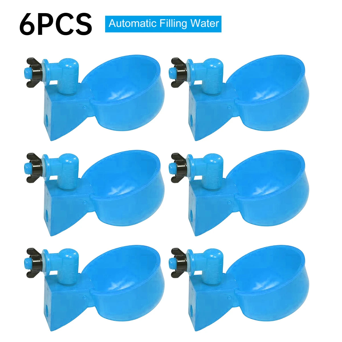36-1PCS Chicken Drinking Cup Automatic Drinker Chicken Feeder Poultry Waterer Drinking Water Feeder for Chicks Duck Goose Quail