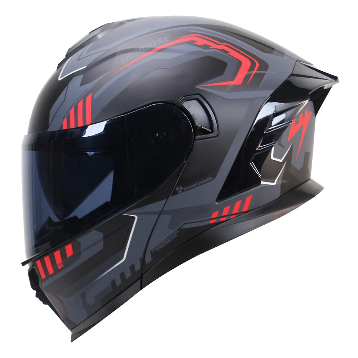 DOT Approved Full Face Helmet Crash Motorbike Protective Gear Men Women Flip Up Helmet Motorcycle Double Sun Visor
