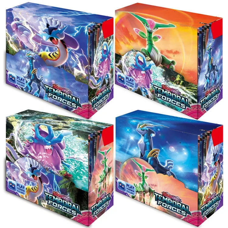 New Pokemon English Collection Card 360 Pokemon Booster Card Pack Sword and Shield Series Blind Box Pet Pokemon Flash Card