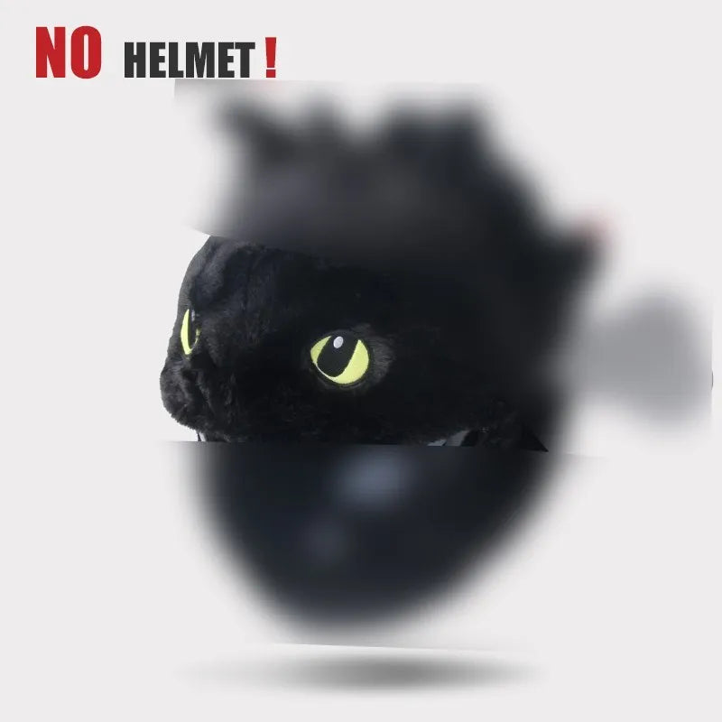 Motorcycle Helmet Cover Cartoon Plush Helmets Hat With Crazy Large Flexible Ears Funny Helmet Protective Case For Riding