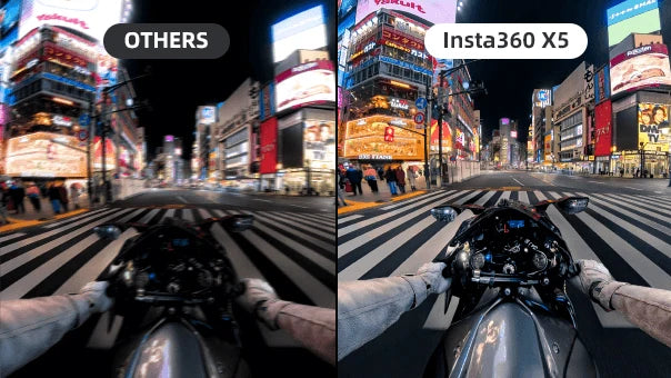 Insta360 X5 8K30fps 360 Video with Dual 1/1.28" Sensors 208 Mins Battery Life Tougher, Replaceable Lenses