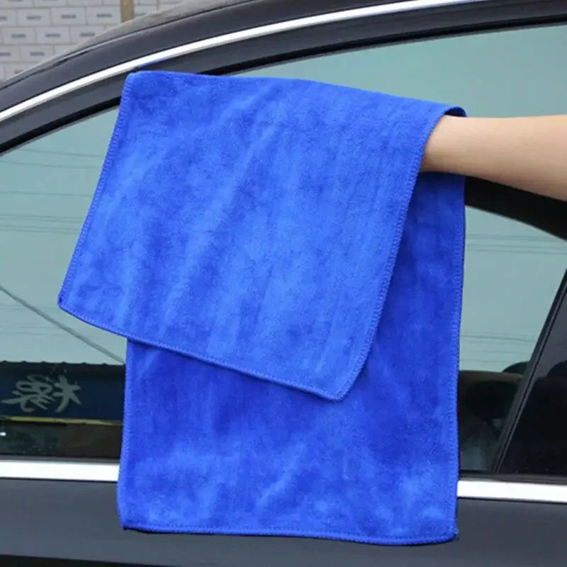 20PCS 30*30 General Cleaning Towel Soft Microfiber Car Cleaning Towel Drying Cloth Hemming Wash Towel Water Suction Polishing
