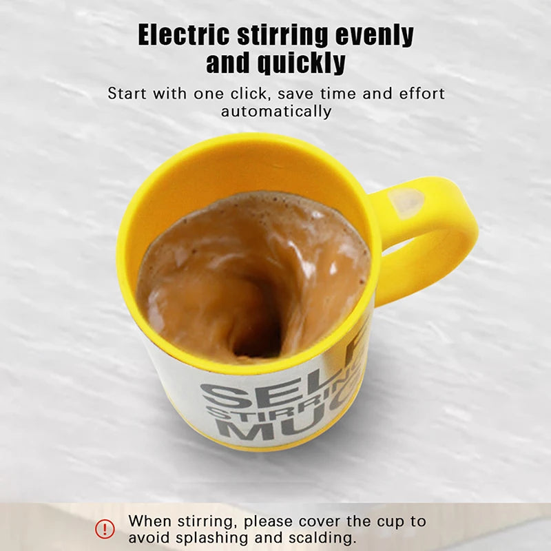 Mug 400ml Electric Mixing Cup Lazy Automatic Self Stirring Coffee Milk Drink Mug Blender Stainless Steel With Lid Gift Box