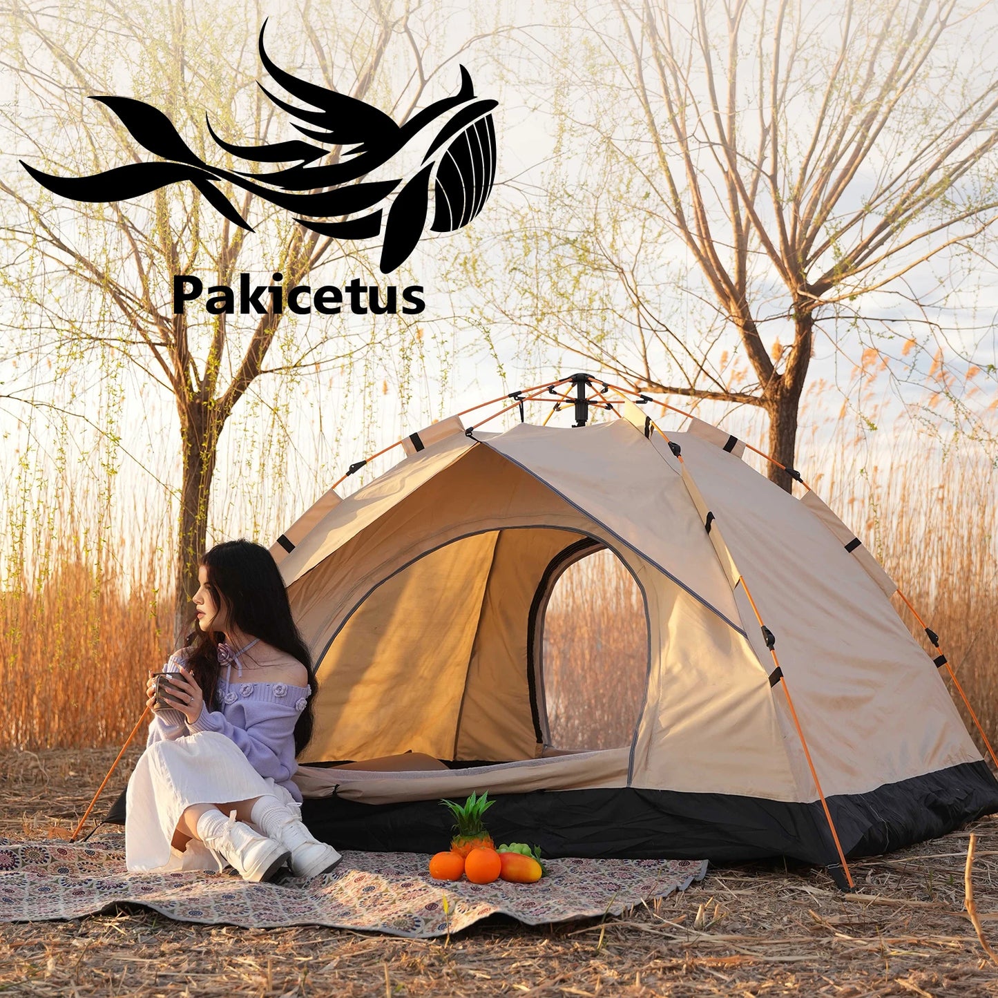 2-4 Person Camping Windproof Tents, Easy To Set Up, lightweight Camping Tent,Carpa,Suitable For Family Travel, Outdoor Camping