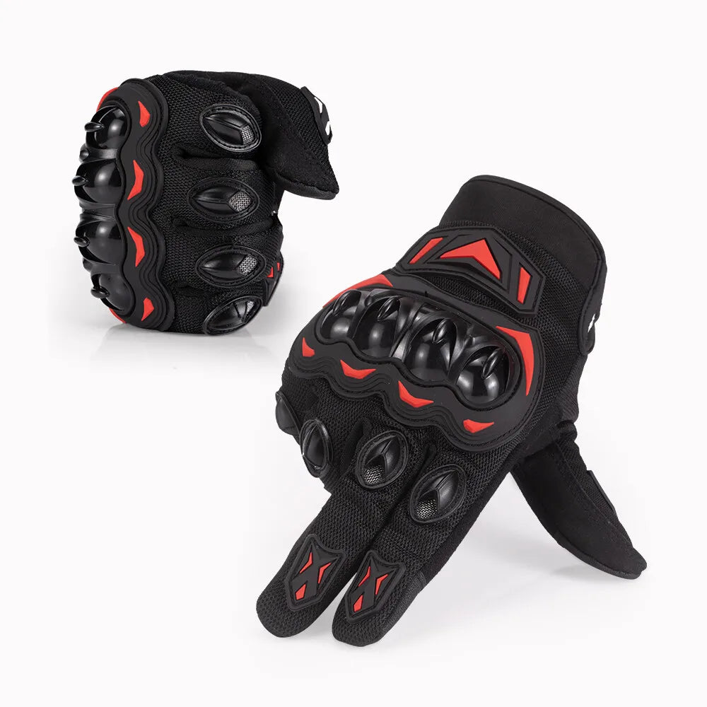 Motorcycle Gloves for Men Women Full Finger Touchscreen Motorbike Gloves for BMX ATV MTB Riding Road Racing Motocross Gloves