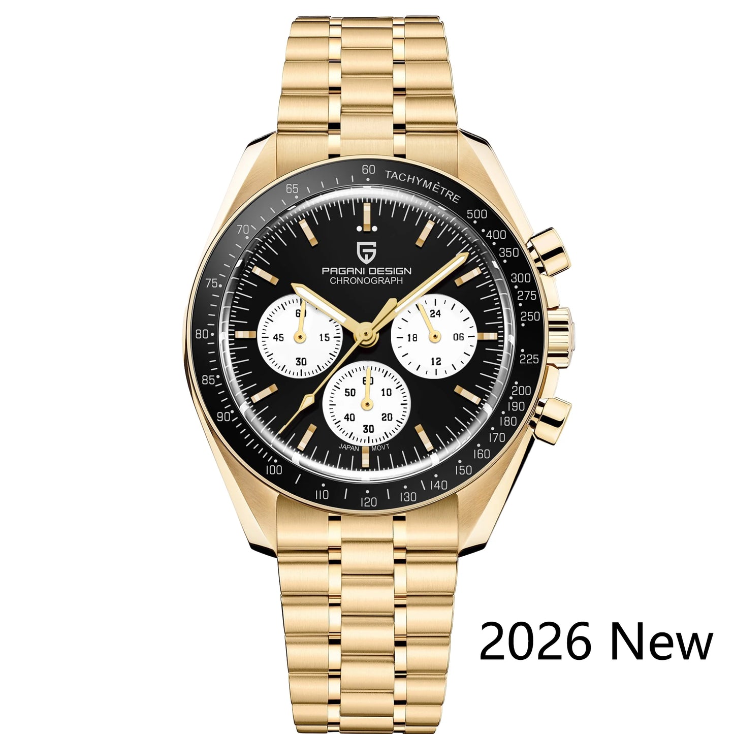 2026 New PAGANI DESIGN Tribute to CK2998 Moon Watch Retro Luxury Quartz Watches For Men Stainless steel Sport Chronograph Man