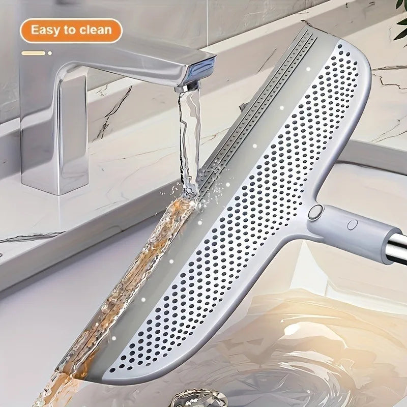 Magic broom with detachable head and double-sided silicone scraper broom and dustpan set ferramentas de limpeza