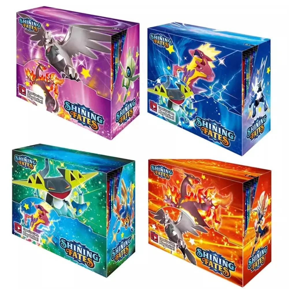 New Pokemon English Collection Card 360 Pokemon Booster Card Pack Sword and Shield Series Blind Box Pet Pokemon Flash Card