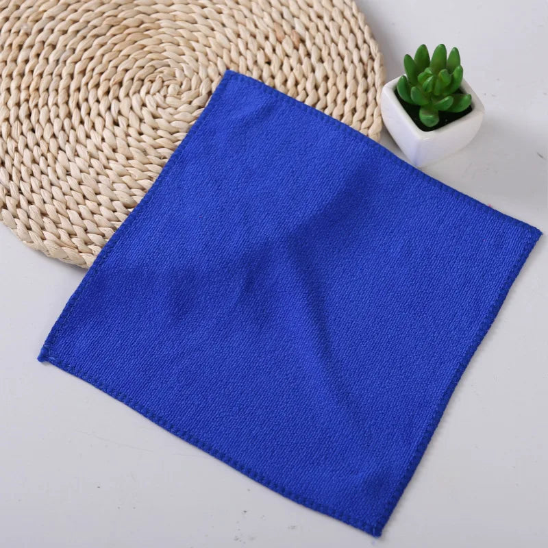 20PCS 30*30 General Cleaning Towel Soft Microfiber Car Cleaning Towel Drying Cloth Hemming Wash Towel Water Suction Polishing