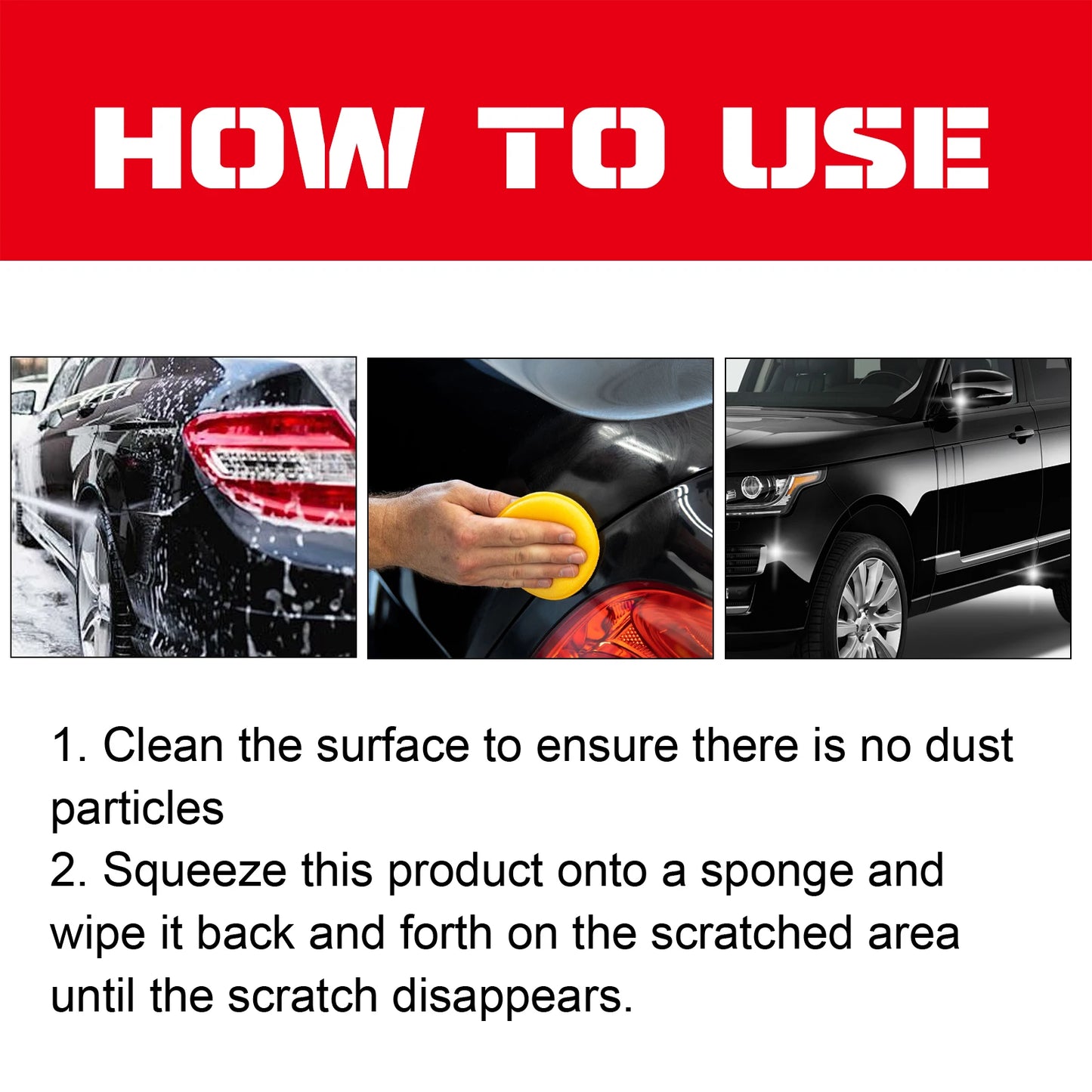 Car Paint Scratch Repair Remover Car Scratch Repair Cream Set Repair Scratch Polish Paint Maintenance Care Repair Paste
