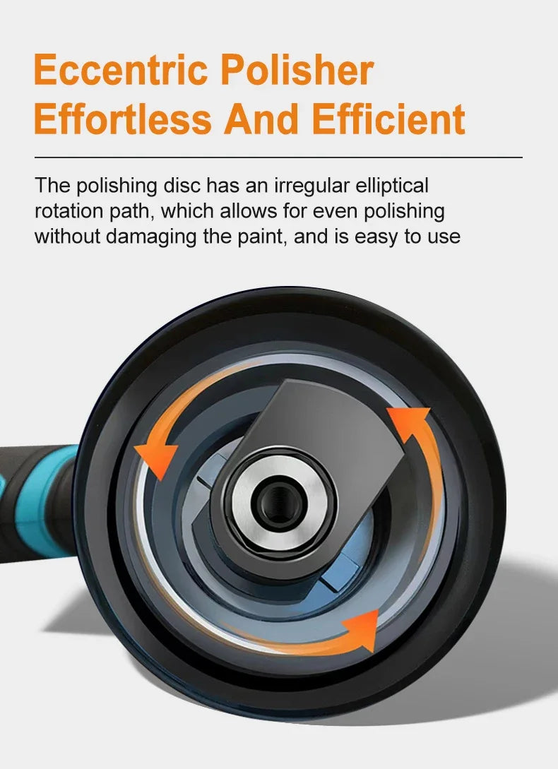 EAFC Polishing Machine For Car 12V Cordless Polisher 8 Gears 380W Automotive Electric Waxing Repairing Wireless Sander Polish