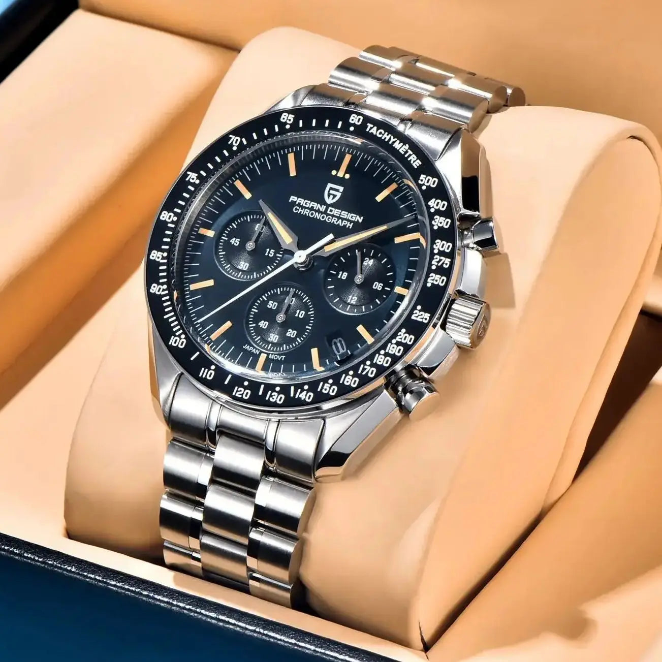 2026 New PAGANI DESIGN Tribute to CK2998 Moon Watch Retro Luxury Quartz Watches For Men Stainless steel Sport Chronograph Man