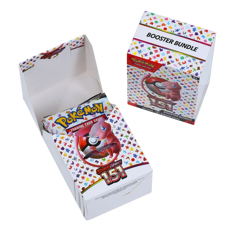 Pokemon Card v10 Booster bundle Destined Rivals Prismatic Evolutions Scarlet Violet 151 English ME01 Booster Cards Toys Gifts