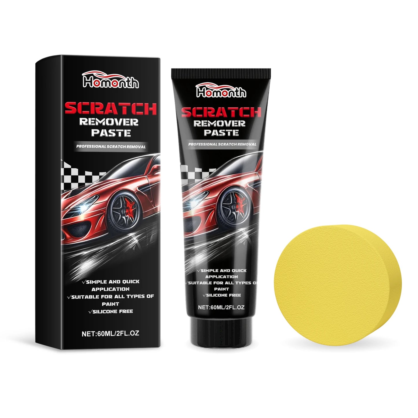 Car Paint Scratch Repair Remover Car Scratch Repair Cream Set Repair Scratch Polish Paint Maintenance Care Repair Paste