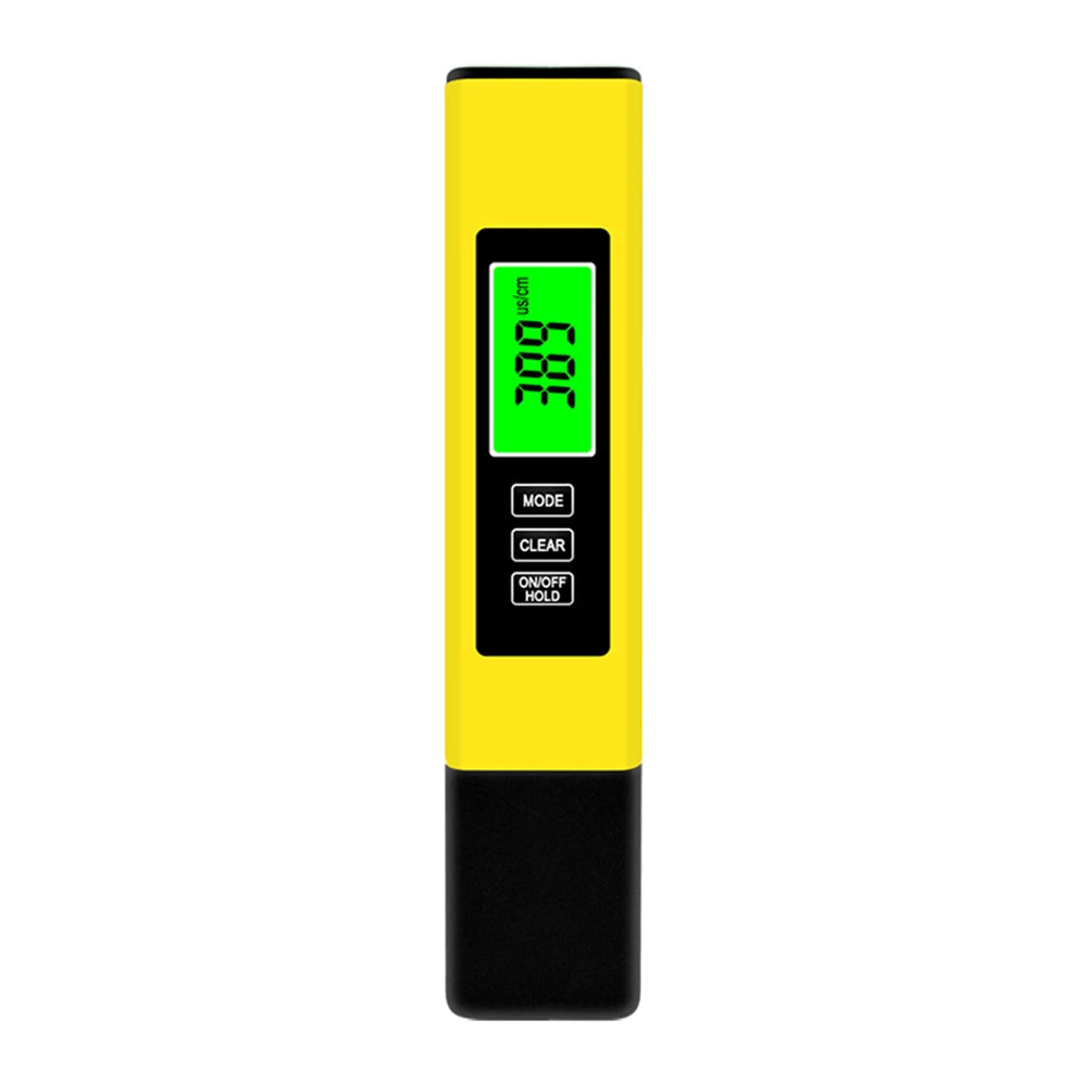 4 in 1 Digital Water Tester TDS EC & Temperature(°C °F) Meter Accurate Backlit LCD Display for Pools Drinking Water Aquariums